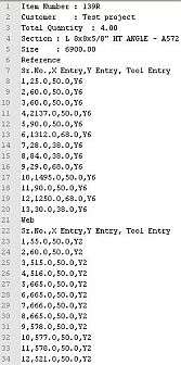 NC file for Fanuc