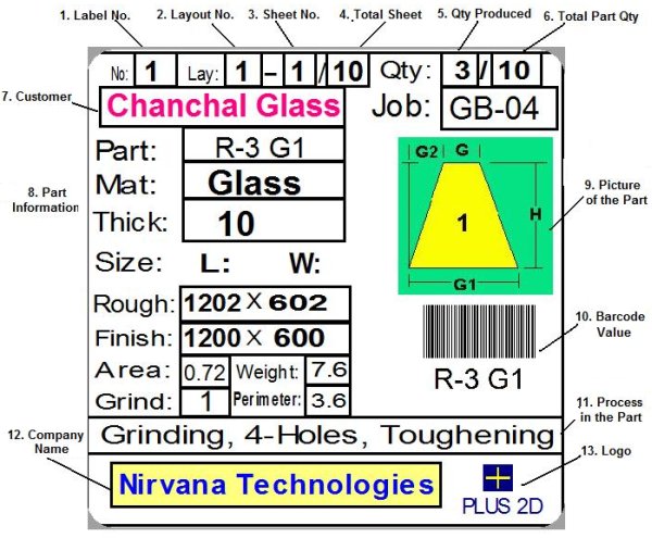 PLUS Label Maker : Choises to select fields for Label