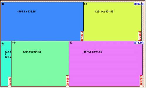 PLUS 2D : Nesting Software - Optimizes Layout of Glass Parts