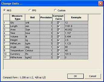 Bar Nesting Software - PLUS 1D : Unit Setting - Set your working units - Engilsh Units also.